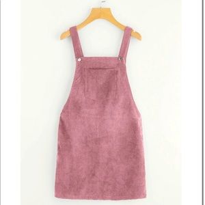 Pocket Front Overall Corduroy Dress- Brand New**